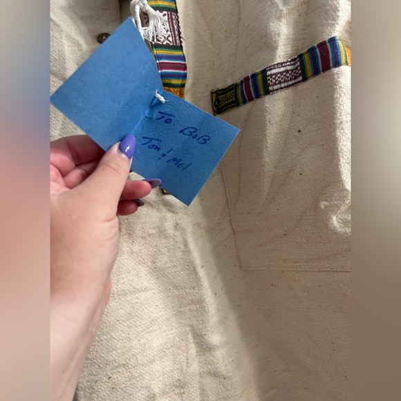 Handmade in Nepal men’s top button up - Picture 6 of 7